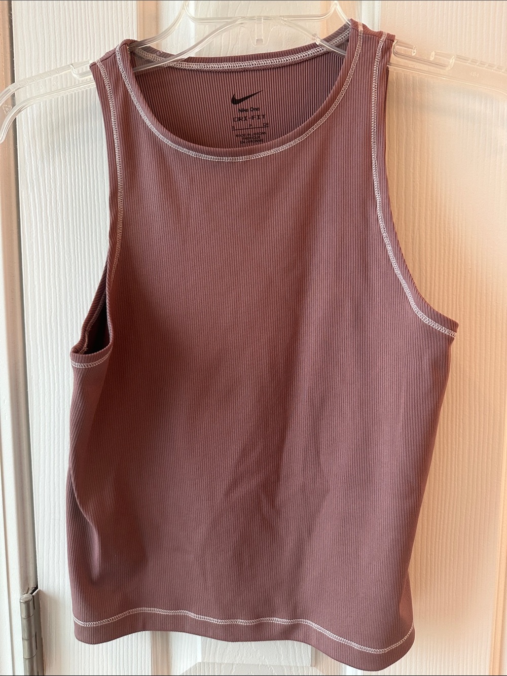 Nike Women’s Ribbed Tank Top in Dusty Rose